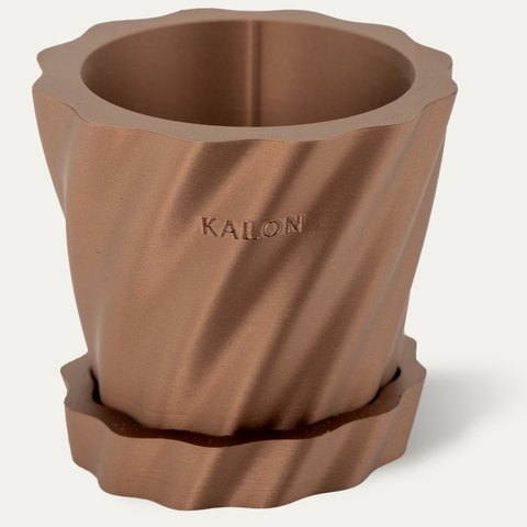 小さな植木鉢 Kyma ブロンズ