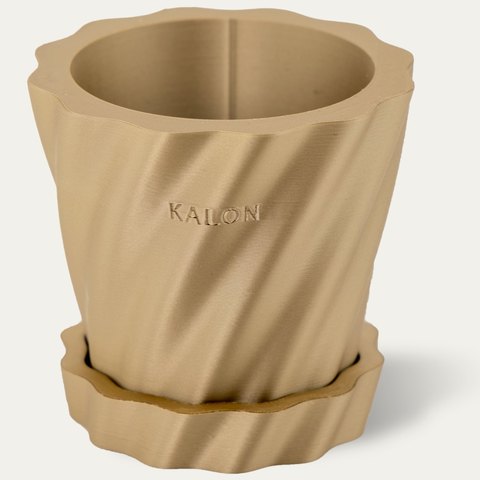 小さな植木鉢 Kyma シャンパンゴールド