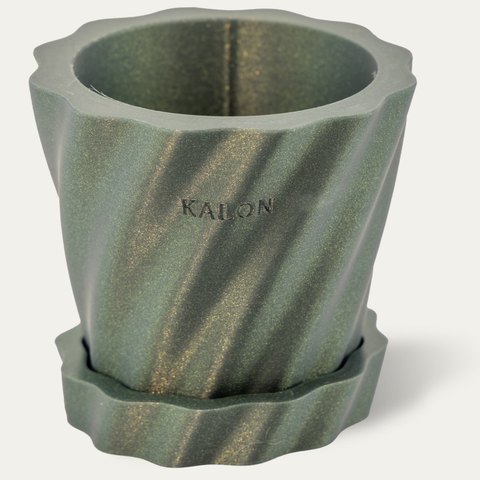 小さな植木鉢 Kyma ダークグリーン