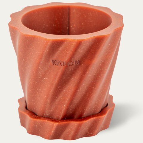 小さな植木鉢 Kyma パールレッド